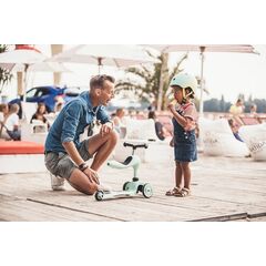 SCOOTANDRIDE Kask XXS-S dla dzieci 1-5 lat zielony