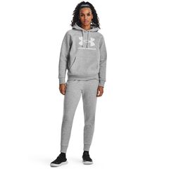 UNDER ARMOUR bluza bawełniana damska z kapturem Rival Logo
