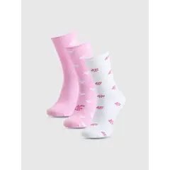 4F skarpetki dla dziewczynki za kostke 3-pak