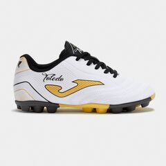JOMA buty piłkarskie dziecięce TOLEDO JR 2502 WHITE HARD GROUND
