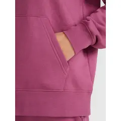 4F bluza dresowa damska z kapturem 4FWAW25TSWSF1976 czerwony