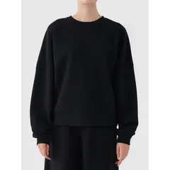 4F bluza dresowa damska 4FWAW25TSWSF1888 czarny