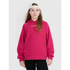 4F bluza dresowa dla dziewczynek 4FJWAW25TSWSF1934 różowy