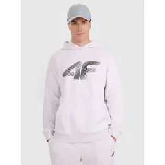 4F bluza dresowa męska z kapturem 4FWMM00TSWSM1766 szary