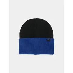 4F czapka o prążkowanym splocie 4FJWAW25ACAPM600 niebieski