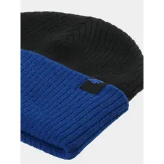 4F czapka o prążkowanym splocie 4FJWAW25ACAPM600 niebieski