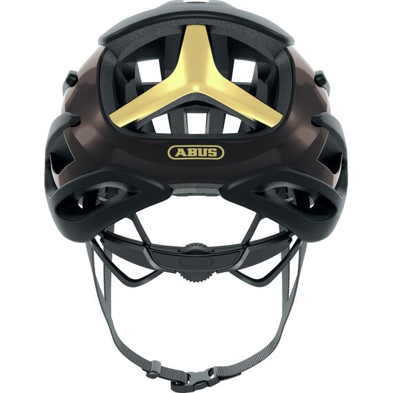 ABUS kask rowerowy AIRBREAKER czarny złoty