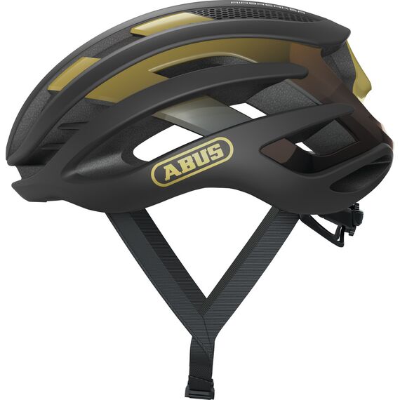 ABUS kask rowerowy AIRBREAKER czarny złoty