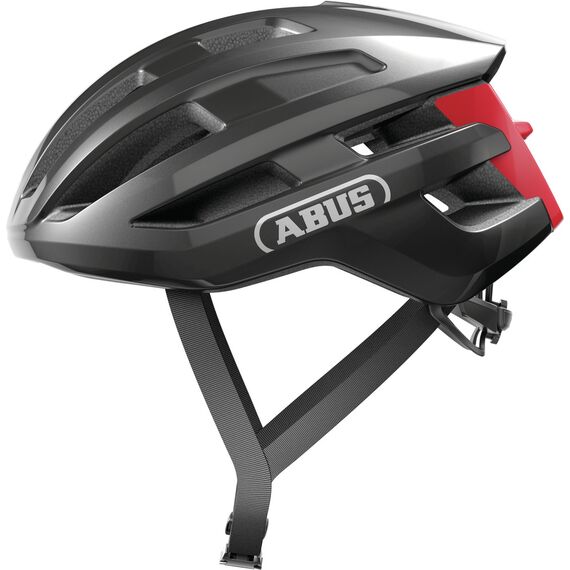 ABUS kask rowerowy POWERDOME srebrny