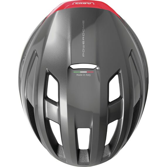 ABUS kask rowerowy POWERDOME srebrny