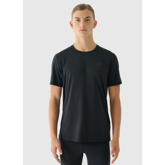 4F t-shirt do ćwiczeń koszulka męska 4FWSS25TFTSM1343 czarna