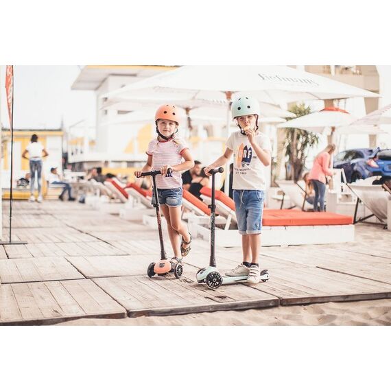 SCOOTANDRIDE Kask S-M dla dzieci 3+ żółty