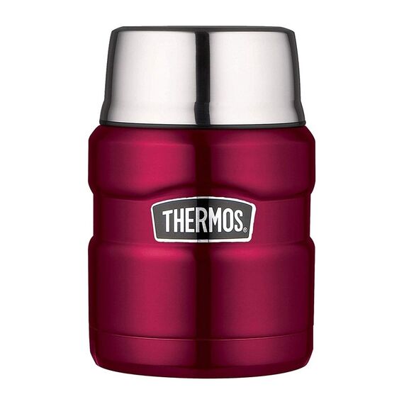 THERMOS termos na jadzenie z składaną łyżeczką fioletowy