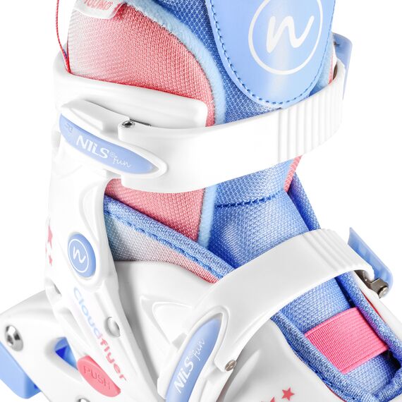 NILS rolki 3w1 rolko-wrotki regulowane dziecięce do nauki jazdy NJ1190