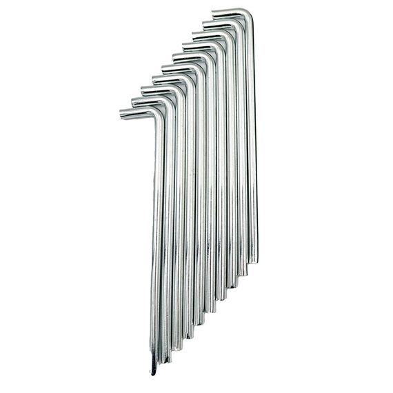ŚLEDZIE SZPILKI DO NAMIOTU PRO 8MM 20CM KPL.10SZT METAL