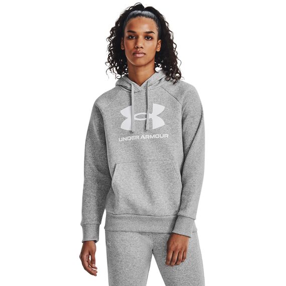 UNDER ARMOUR bluza bawełniana damska z kapturem Rival Logo