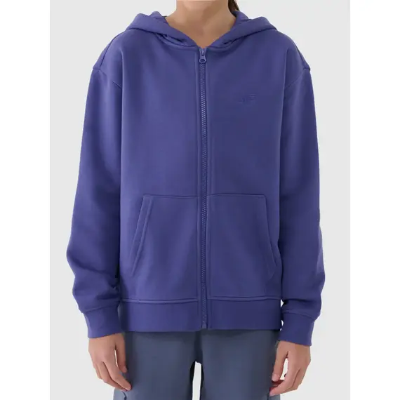 4F bluza dresowa chłopięca na zamek