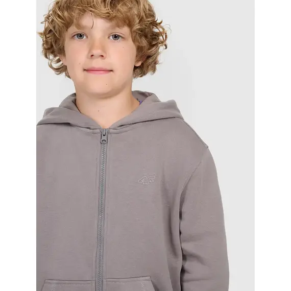 4F bluza dresowa chłopięca na zamek