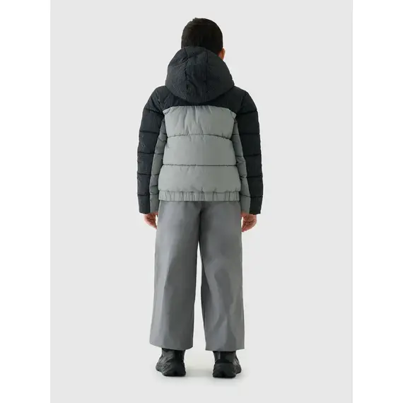 4F kurtka chłopięca puchowa pikowana