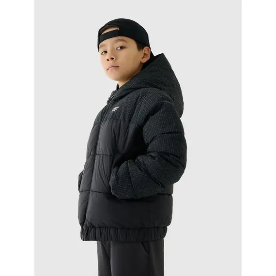 4F kurtka chłopięca puchowa pikowana