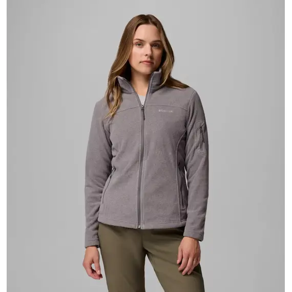 COLUMBIA bluza polarowa damska z zamkiem Fast Trek II szary