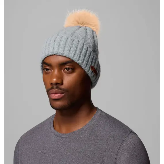 COLUMIA czapka zimowa z pomponrem Blur II Beanie niebieski