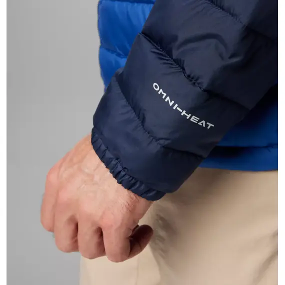 COLUMBIA kurtka zimowa męska z kapturem Powder Lite II niebieski