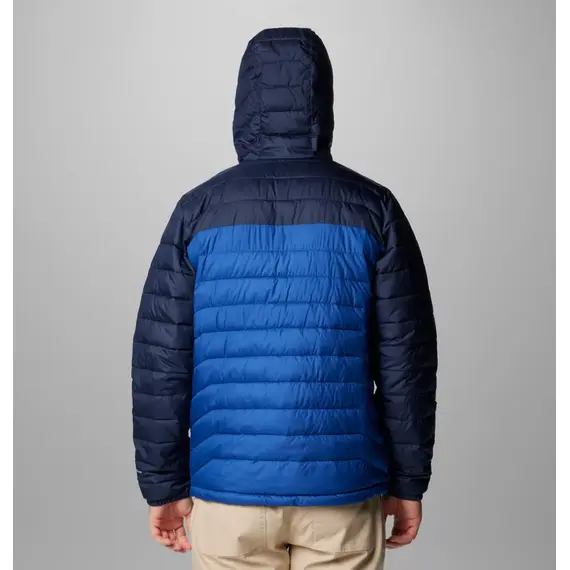 COLUMBIA kurtka zimowa męska z kapturem Powder Lite II niebieski