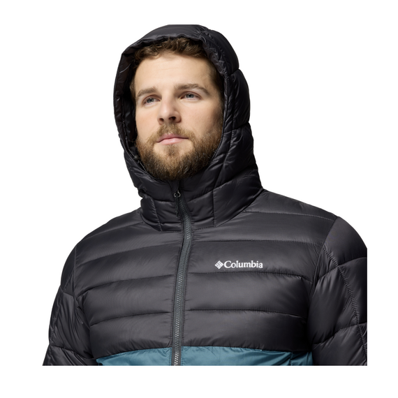 COLUMBIA kurtka puchowa zimowa męska Buck Buttle II Insulated niebieski