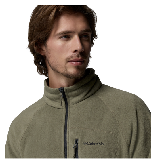 COLUMBIA bluza polarowa męska z zamkiem Fast Trek II zielony