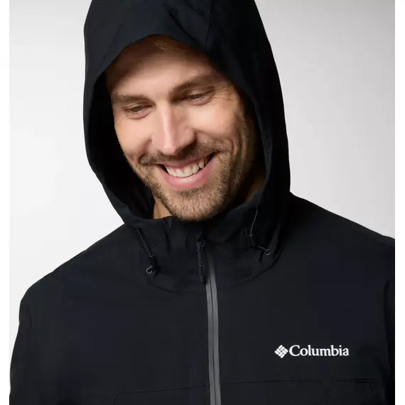 COLUMBIA kurtka przeciwdeszczowa męska Pouring Adventure III czarny