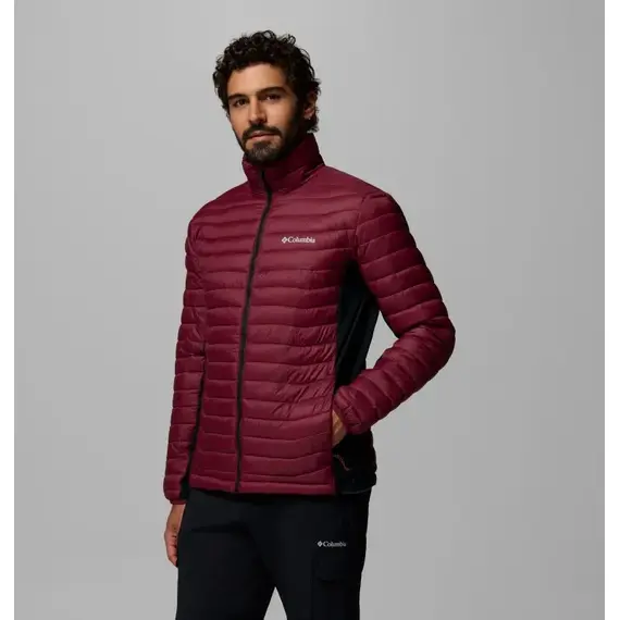 COLUMBIA kurtka męska zimowa Powder Pass Hybrid różowy