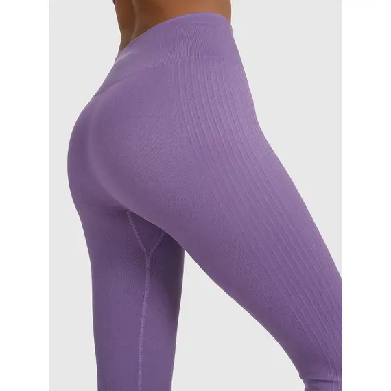 4F bezszwowe legginsy z wykończeniem szybko schnącym 4FWAW25TFTIF359 różowy