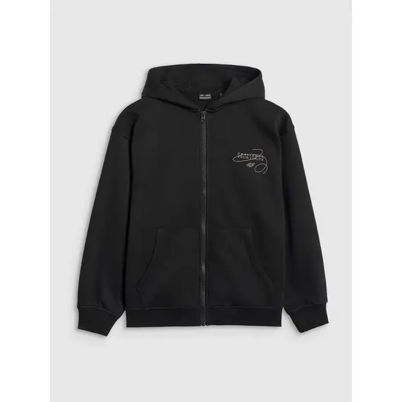 4F bluza dresowa dla dziewczynek rozpinana 4FJWAW25TSWSF1941 czarny