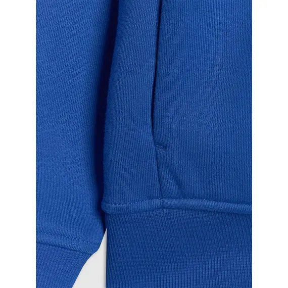 4F bluza dresowa chłopięca z kapturem 4FWAW25TSWSM1946 niebieski