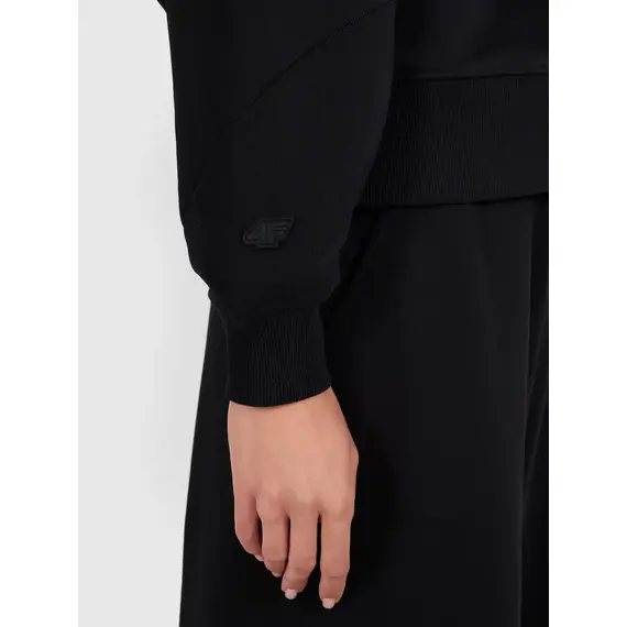 4F bluza dresowa damska 4FWAW25TSWSF1888 czarny