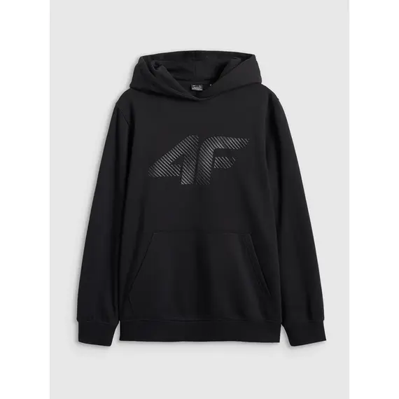 4F bluza dresowa męska z kapturem 4FWMM00TSWSM1766 czarny