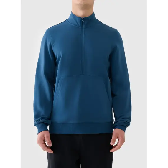 4F bluza męska bawełniana 4FWAW25TSWSM1902 zielony