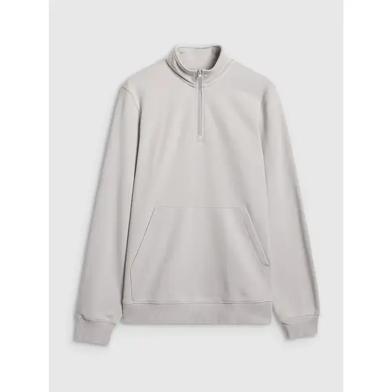 4F bluza męska bawełniana 4FWAW25TSWSM1902 szary