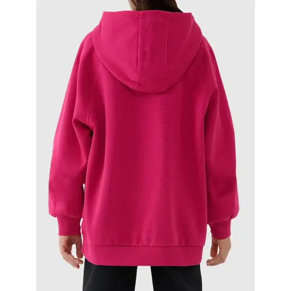 4F bluza dresowa dla dziewczynek 4FJWAW25TSWSF1934 różowy