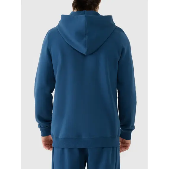 4F bluza męska z kapturem bawełniana 4FWAW25TSWSM1904 zielony