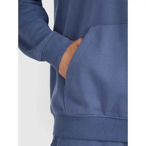 4F bluza dresowa męska z kapturem 4FWMM00TSWSM1766 niebieski