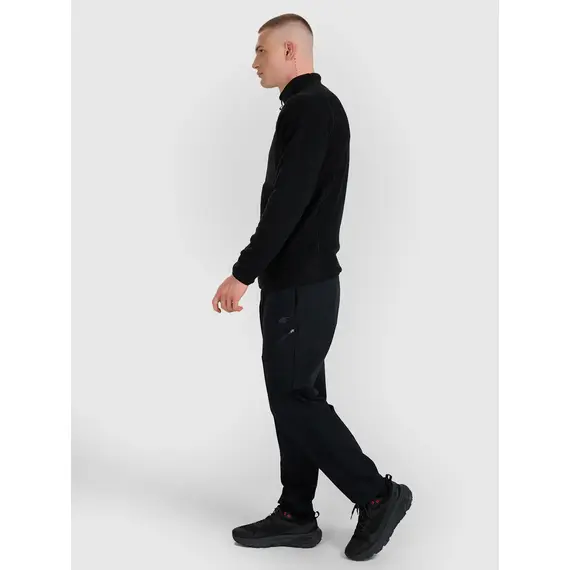 4F bluza polarowa męska polar rozpinany 4FWAW25TFLEM339 czarny