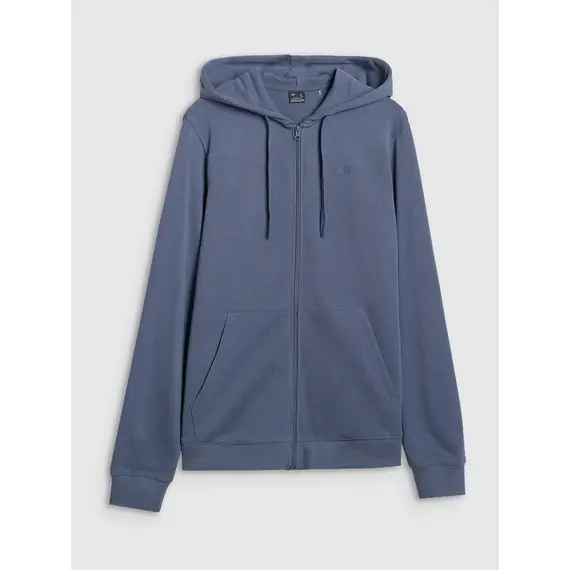 4F bluza rozpinana męska z kapturem 4FWMM00TSWSM1768 niebieski