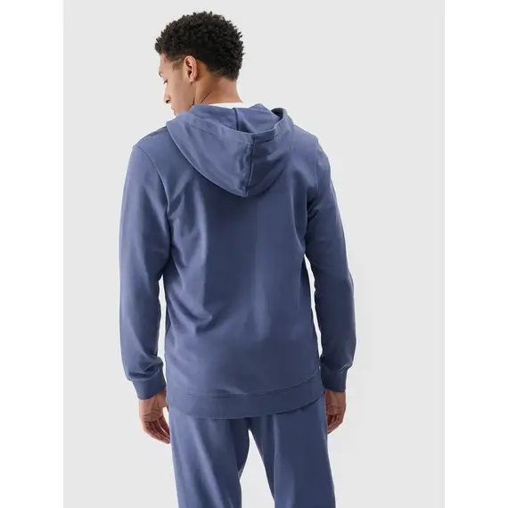 4F bluza rozpinana męska z kapturem 4FWMM00TSWSM1768 niebieski