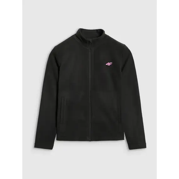 4F bluza polarowa polar dla dziewczynek 4FJWAW25TFLEF346 czarny