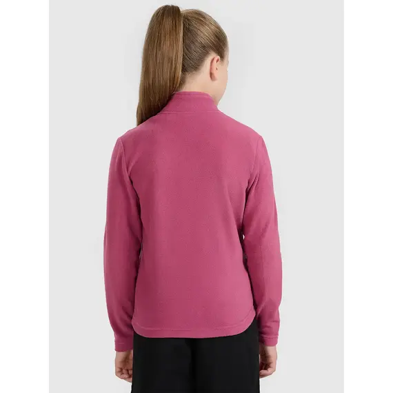 4F bluza polarowa polar dla dziewczynek 4FJWAW25TFLEF346 fioletowy