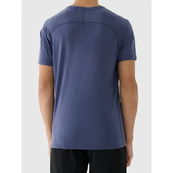 4F koszulka męska z merino 4FWAW25TFTSM1526 niebieski
