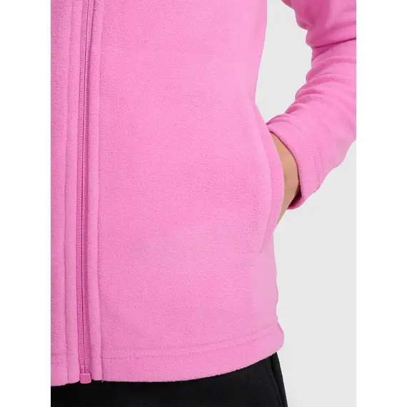 4F bluza polarowa polar dla dziewczynek 4FJWAW25TFLEF346 różowy