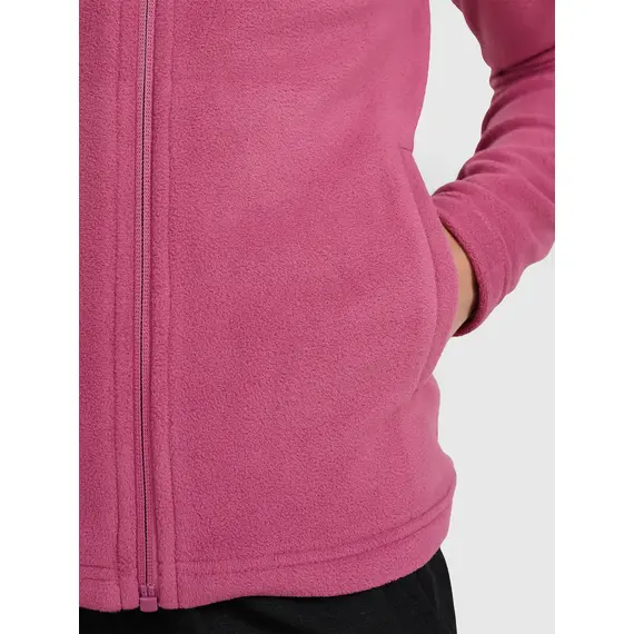 4F bluza polarowa polar dla dziewczynek 4FJWAW25TFLEF346 fioletowy